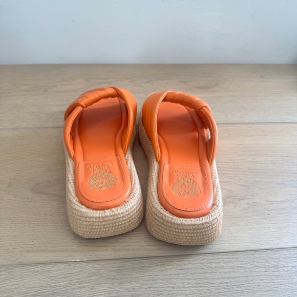 Vince Camuto Luesda Slide Sandal in orange - Picture 4 of 6